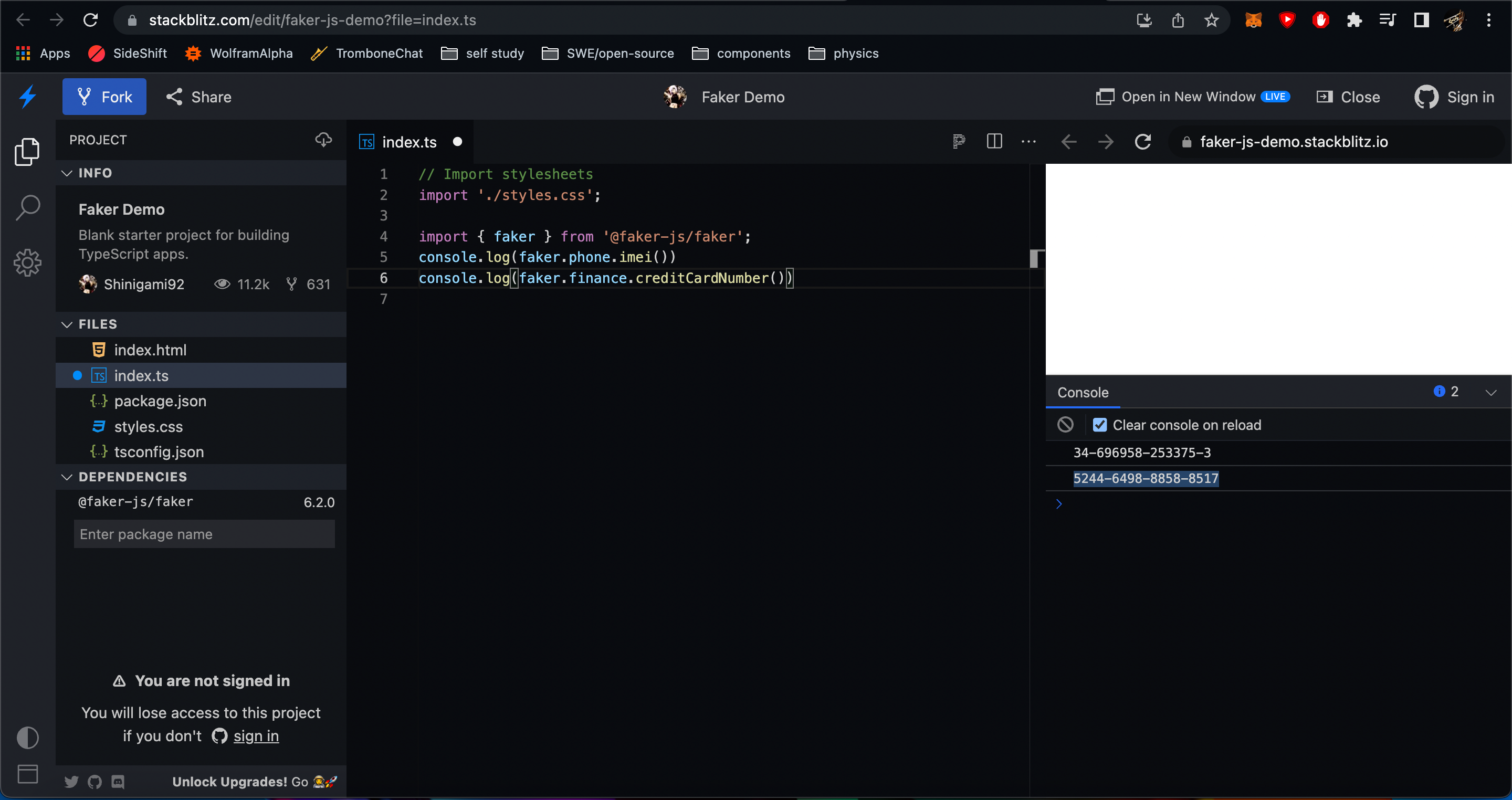 Luhn algorithm generation not working · Issue #952 · faker-js/faker ...