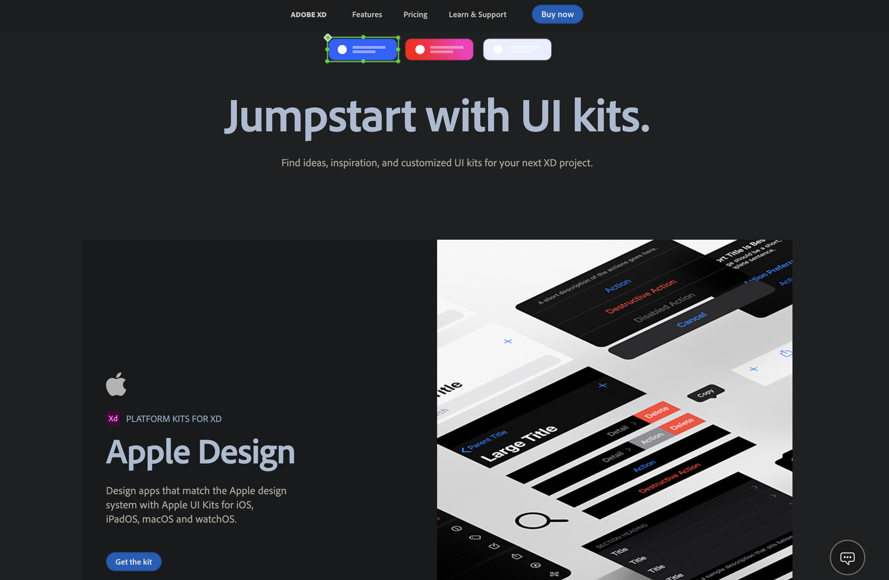 Adobe XD UI Kit