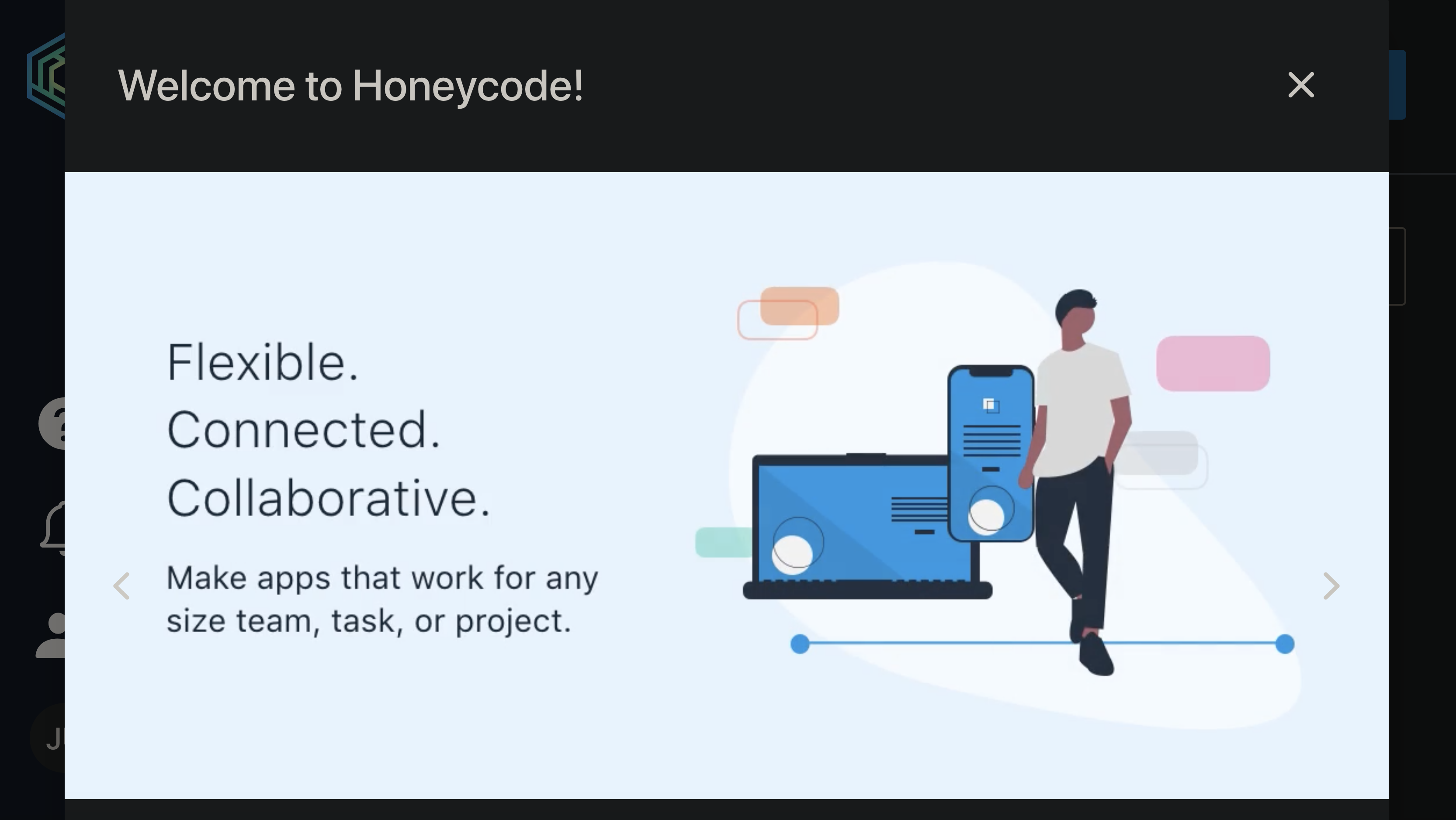 Amazon Honeycode 初ログイン