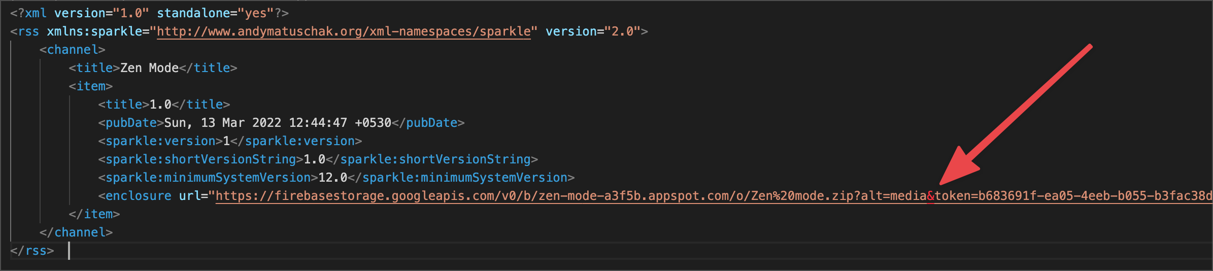 XML is unable to parse on the browser · Issue #2103 · sparkle-project ...