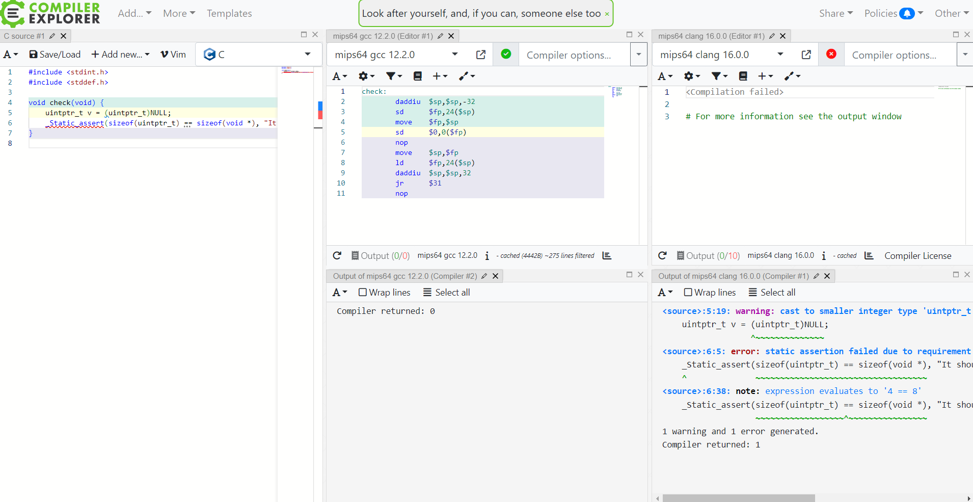  bug sizeof uintptr t sizeof void in mips 64 clang issue