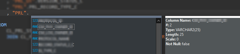 Eclipse DBeaver Autocomplete Suggestion not Highlighting · Issue #9246 ...