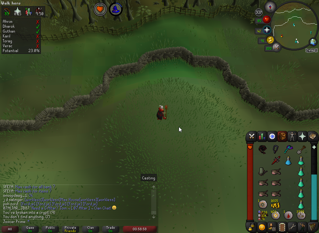 Barrows Prayer Double Prayer Drain Timers · Issue 12166 · runelite