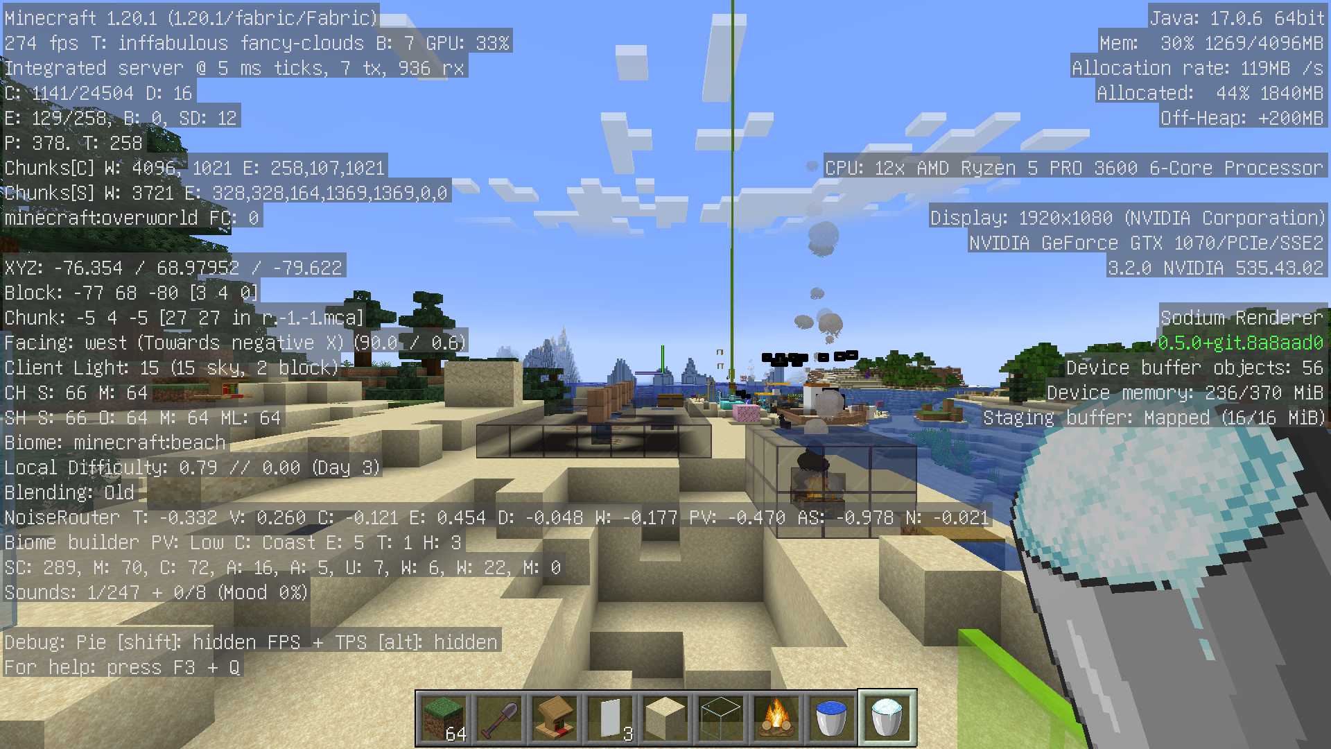 Sodium causes "ZFighting" with nonfull blocks (Powder Snow) · Issue