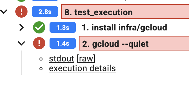 Failures in gcloud build steps should be infra failures, not test ...