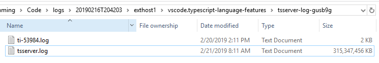 VS Code Logs directory filling my hard drive · Issue #69160 · microsoft ...