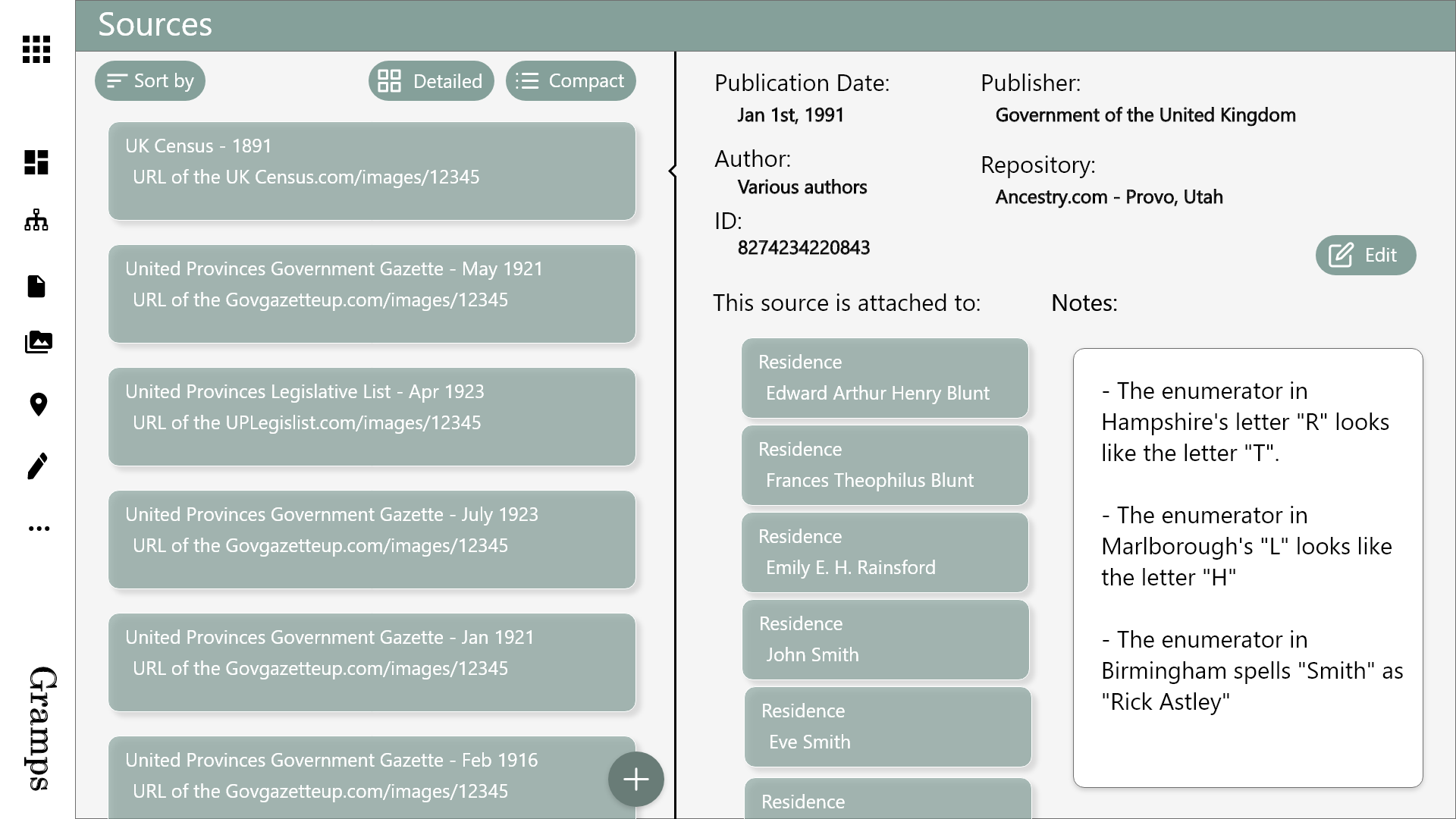 Github famous8 nasab a modern looking easy to use genealogy