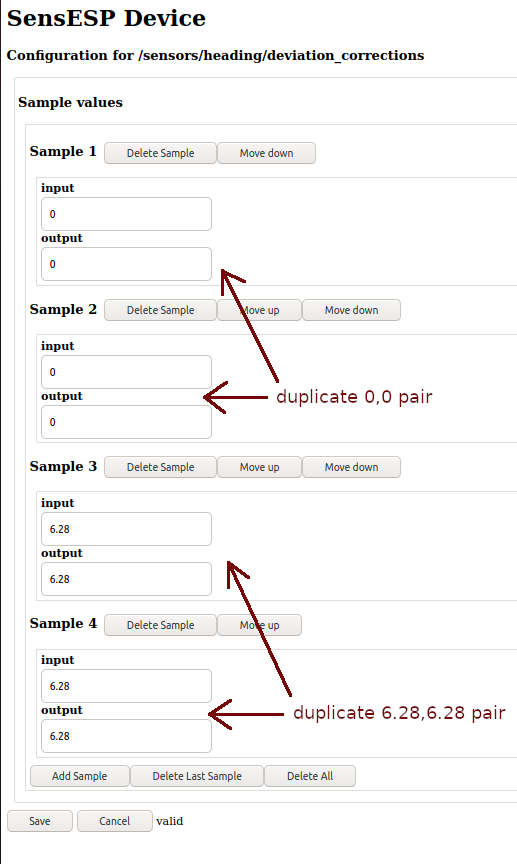 Duplicate sample values appear in CurveInterpolator transform's
