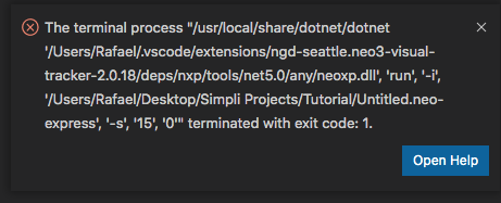 I can't start Neo Express. · Issue #124 · neo-project/neo-express · GitHub