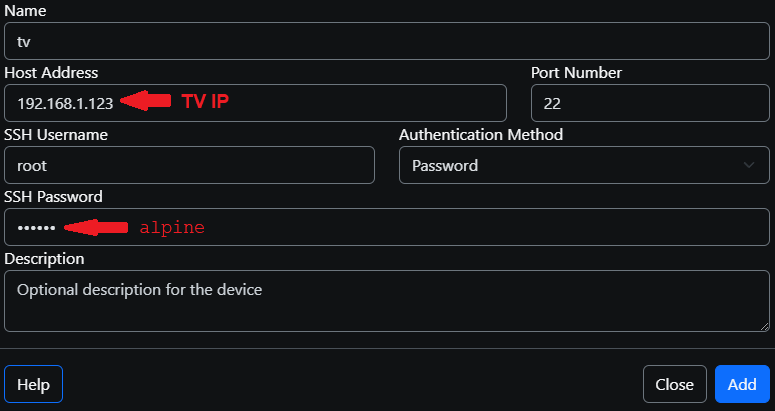 Dev Manager Add Device