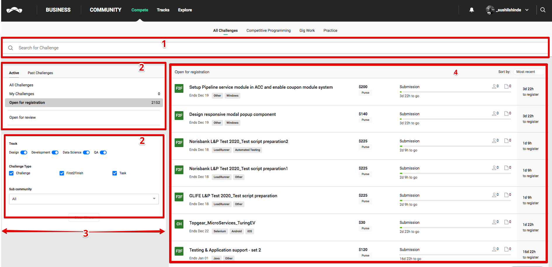 Filter UI V2 · Issue #5258 · topcoder-platform/community-app · GitHub