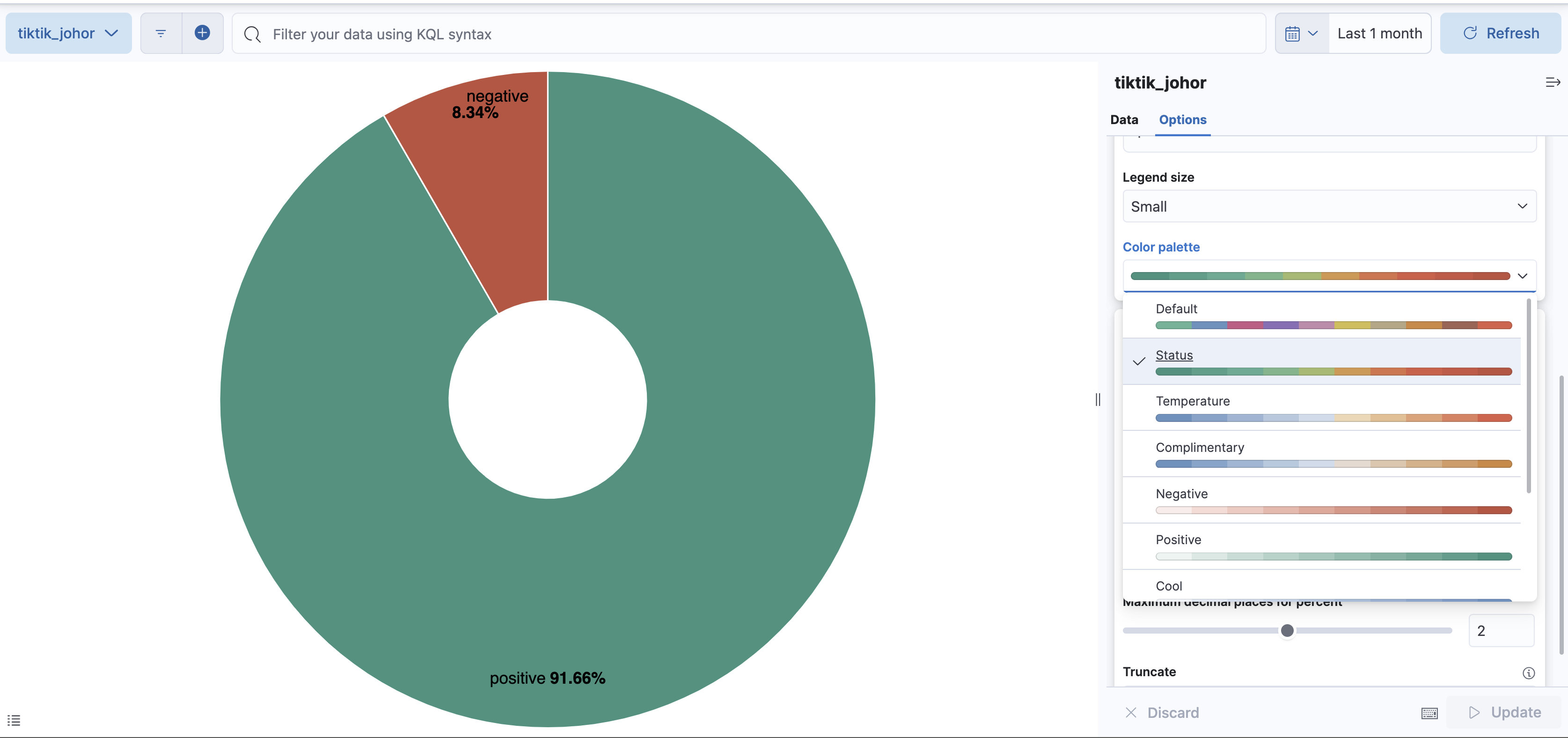 Pie chart Color doesn't remain the same when selected · Issue 161921