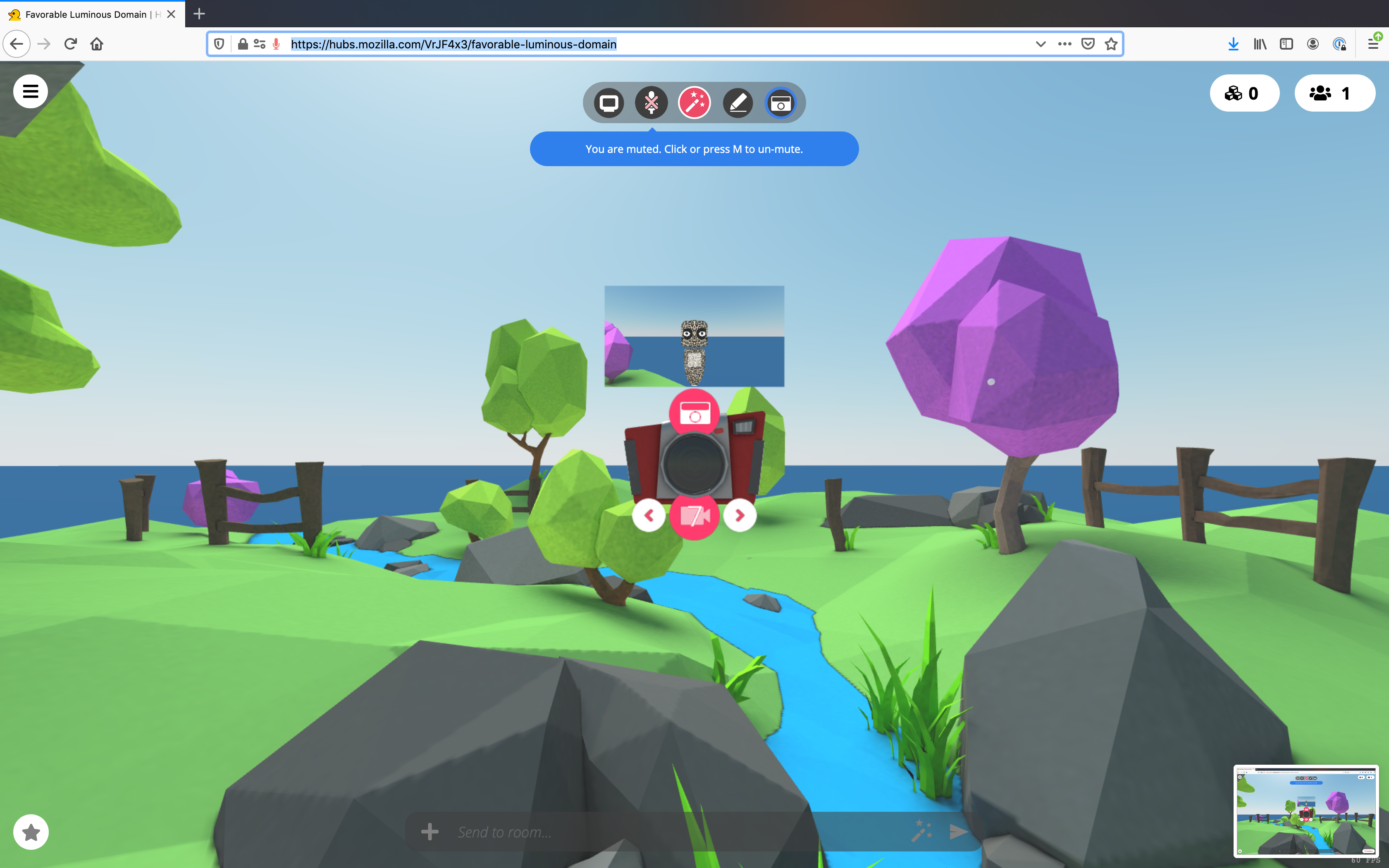 Muted Avatars Look Like They Are Speaking In Selfie Camera Issue 1852 Mozilla Hubs Github