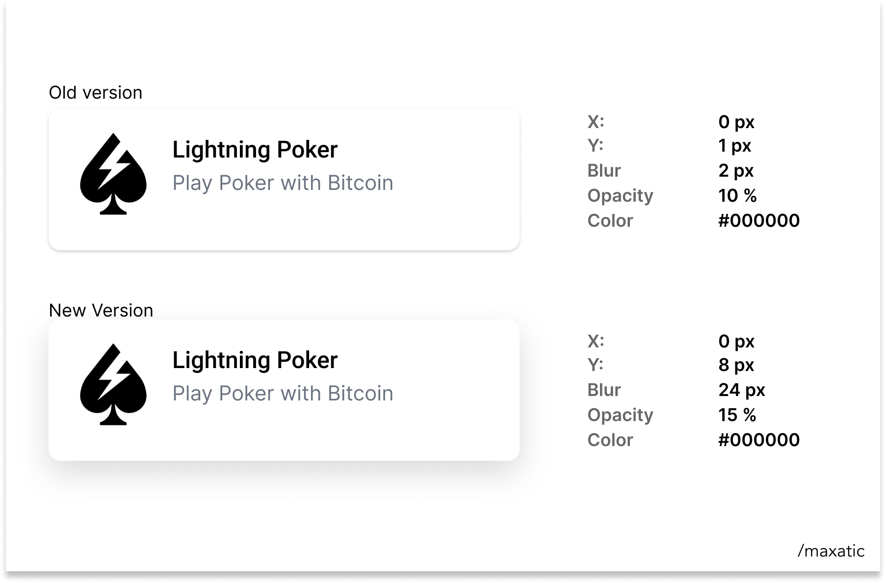 Update Drop Shadow effect in UI Design · Issue #2293 · getAlby ...