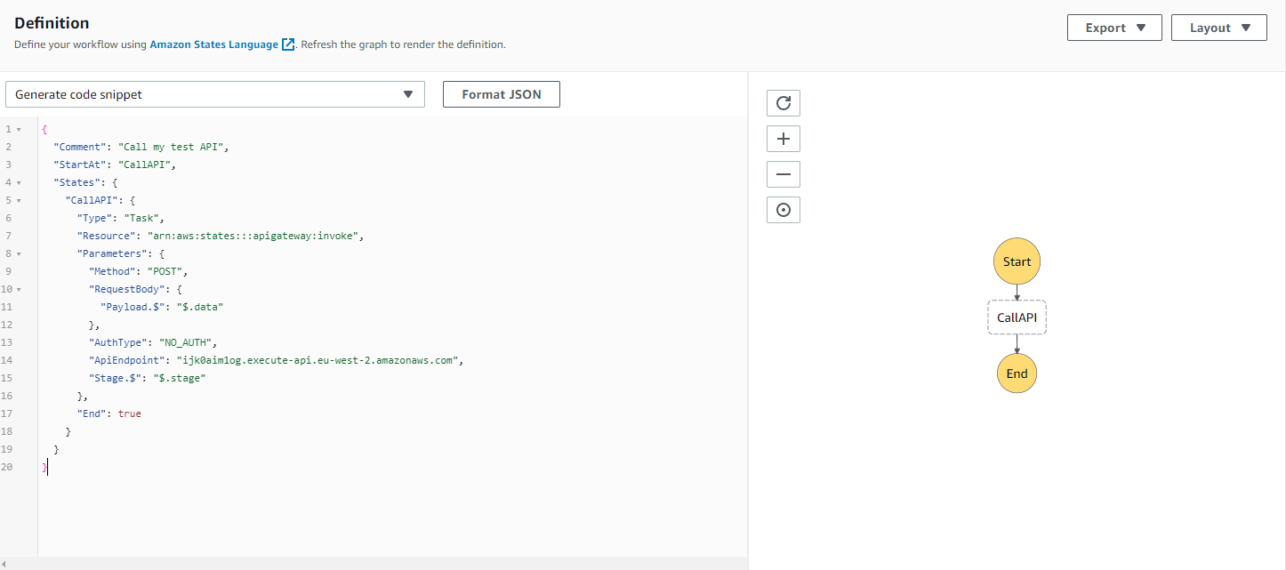 GitHub PhilipJADunn/AWSAPIGatewayStepFunction Call an API Gateway API in a state machine