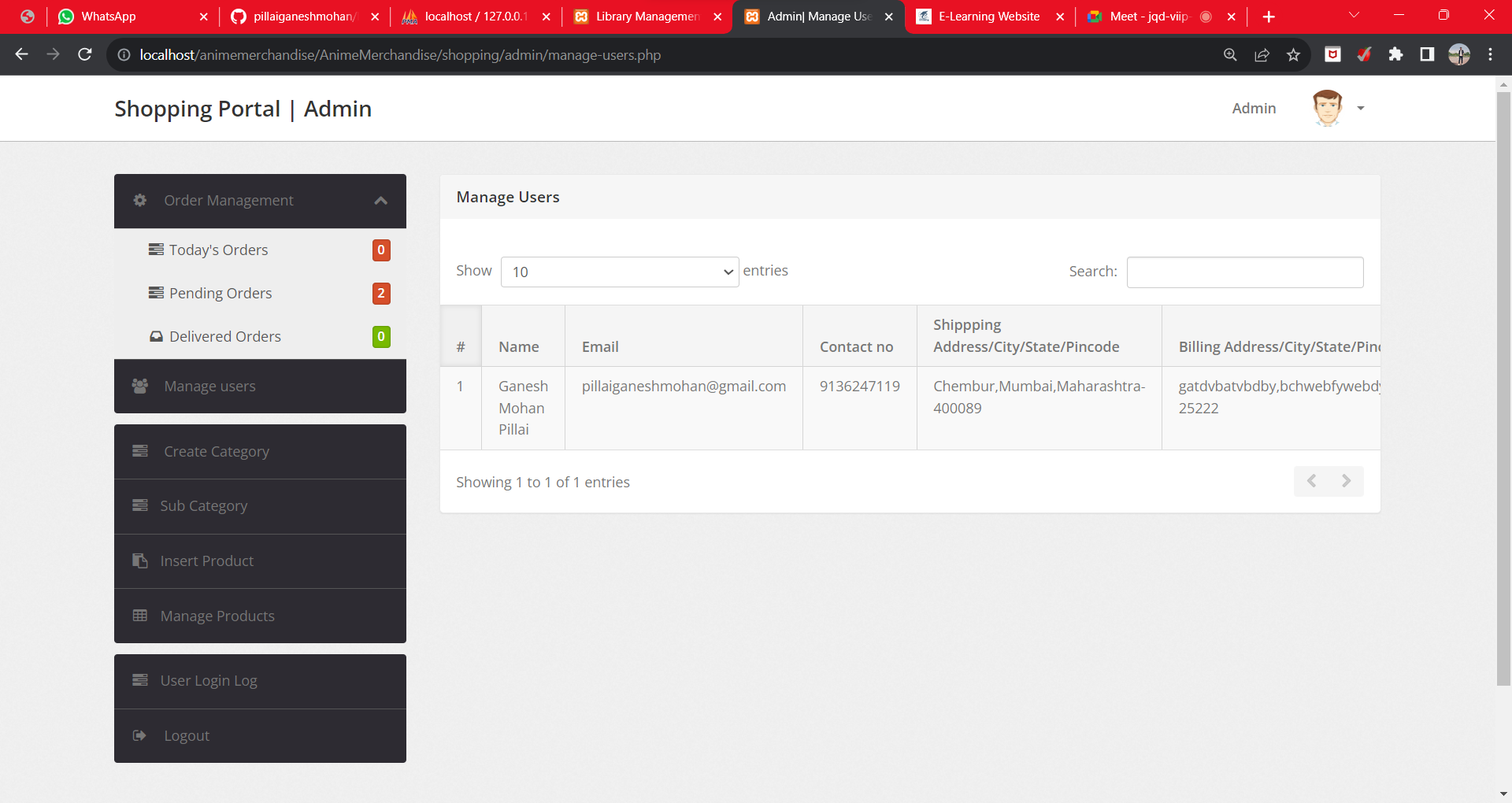 GitHub - pillaiganeshmohan/Anime-Merchandise-Website