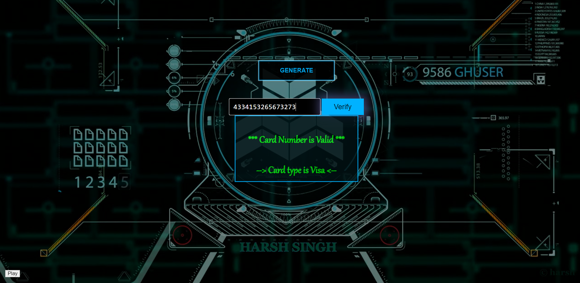 GitHub - Ankit1817/ATM-Card-Validator-Generator: # ATM Card Validator ...