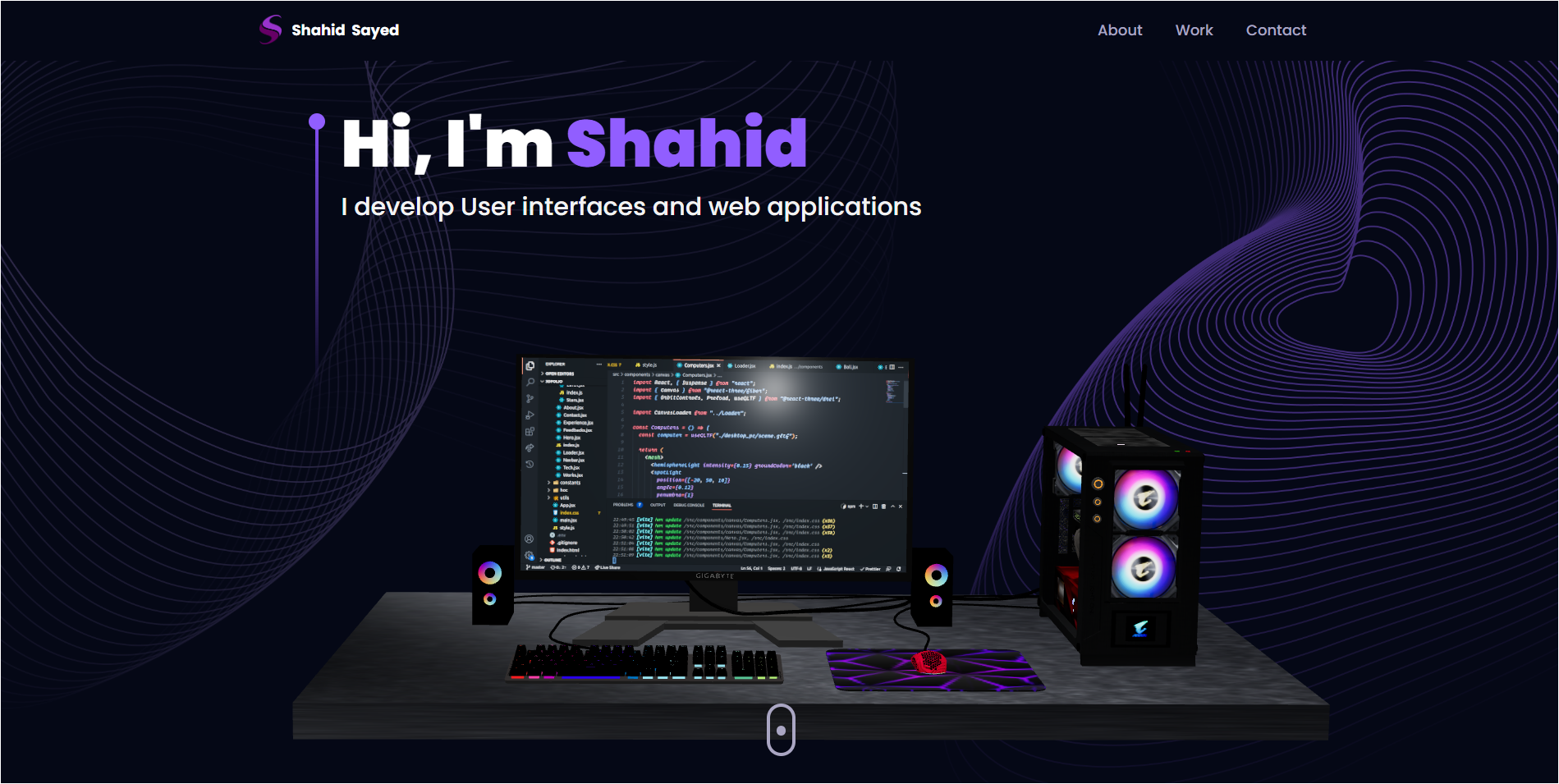 GitHub - shahid704/3D_developer_portfolio: The most impressive websites ...