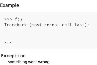 Doctest blocks not marked with Python as language and end detection ...