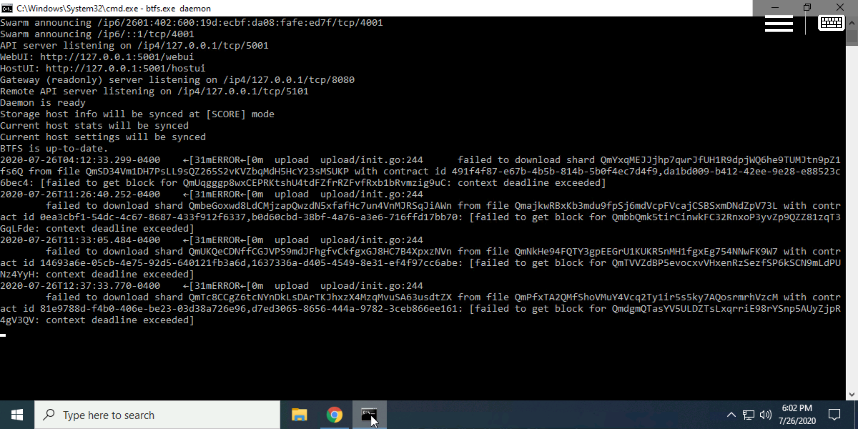 Failed to sync host stats · Issue #536 · TRON-US/go-btfs · GitHub