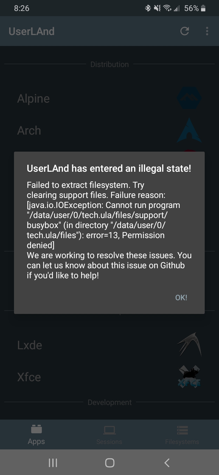 Error message when creating a Kali system · Issue #1267 ...