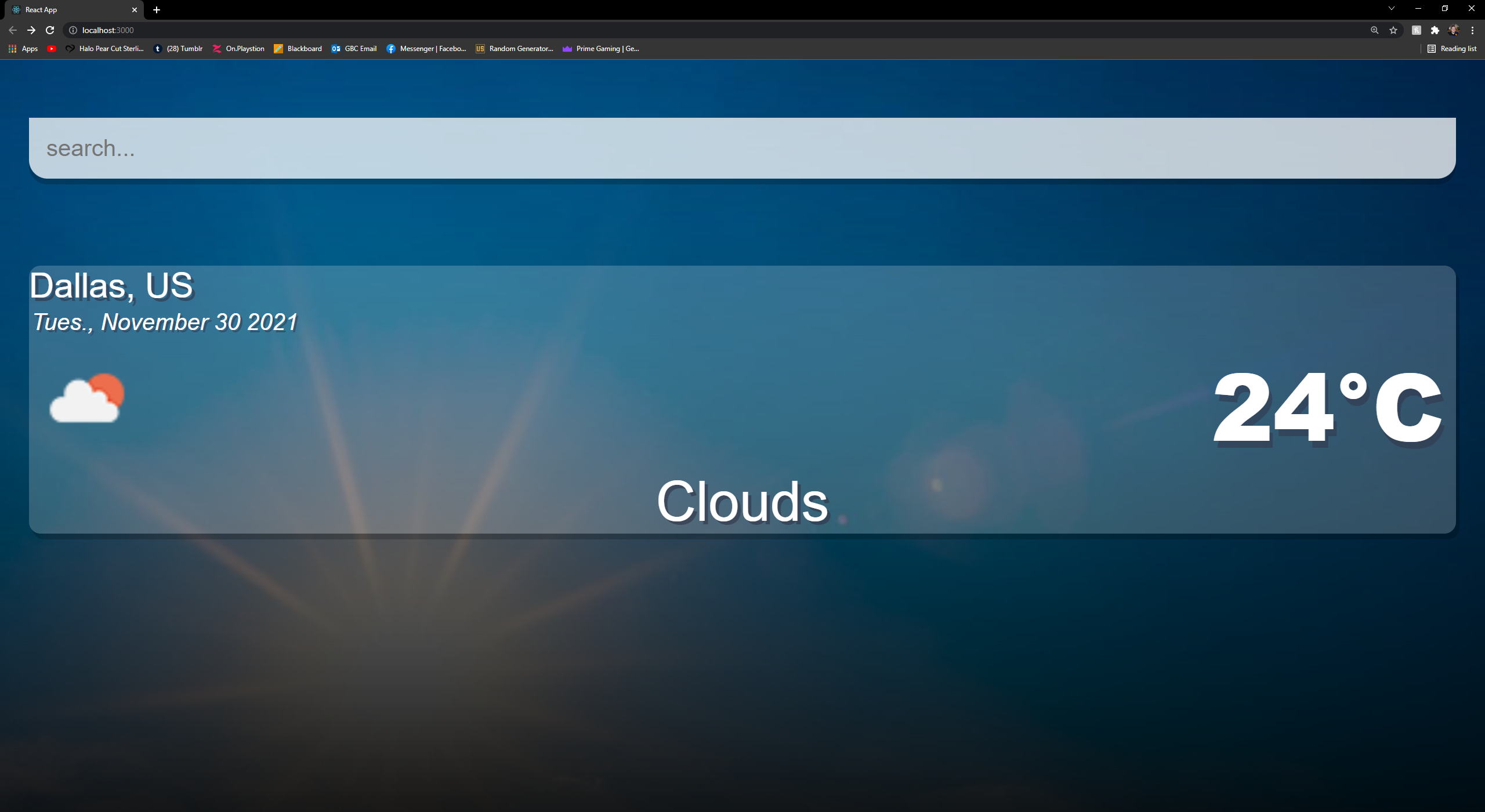GitHub - UrbanSamurai007/Weather-App: Basic Weather App done as a Lab ...
