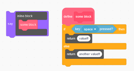 Custom reporter and boolean blocks · Issue #568 · TurboWarp/extensions ...