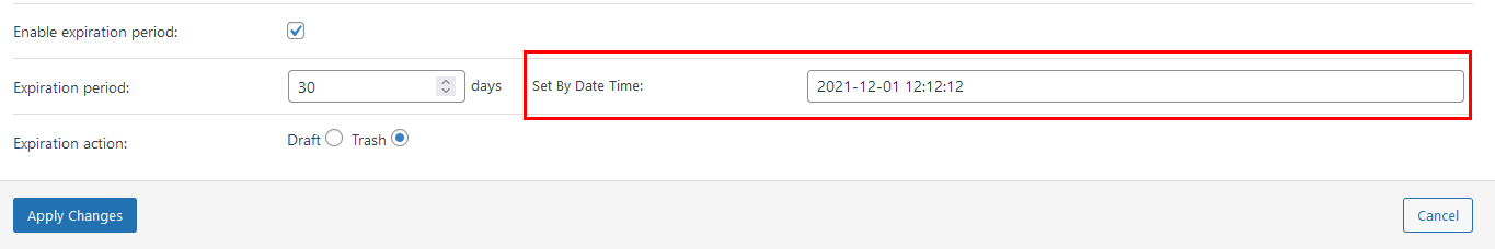 JetEngine: Forms - Post Date Expiration From A Date-Time Field · Issue ...