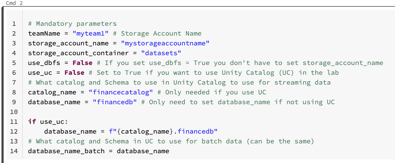 GitHub - blendax/databrick-streaming-hack: End to end databricks ...