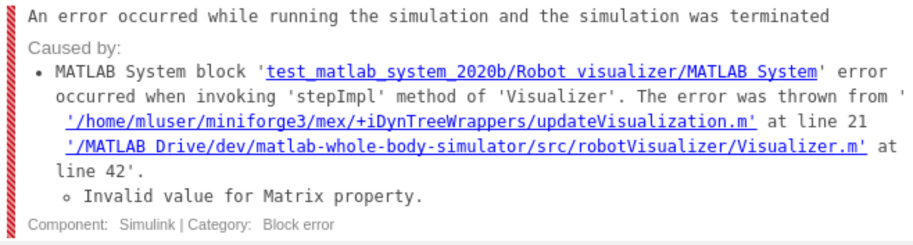 Simulation crashes when the robot (iCub or RRbot1) is in a particular ...