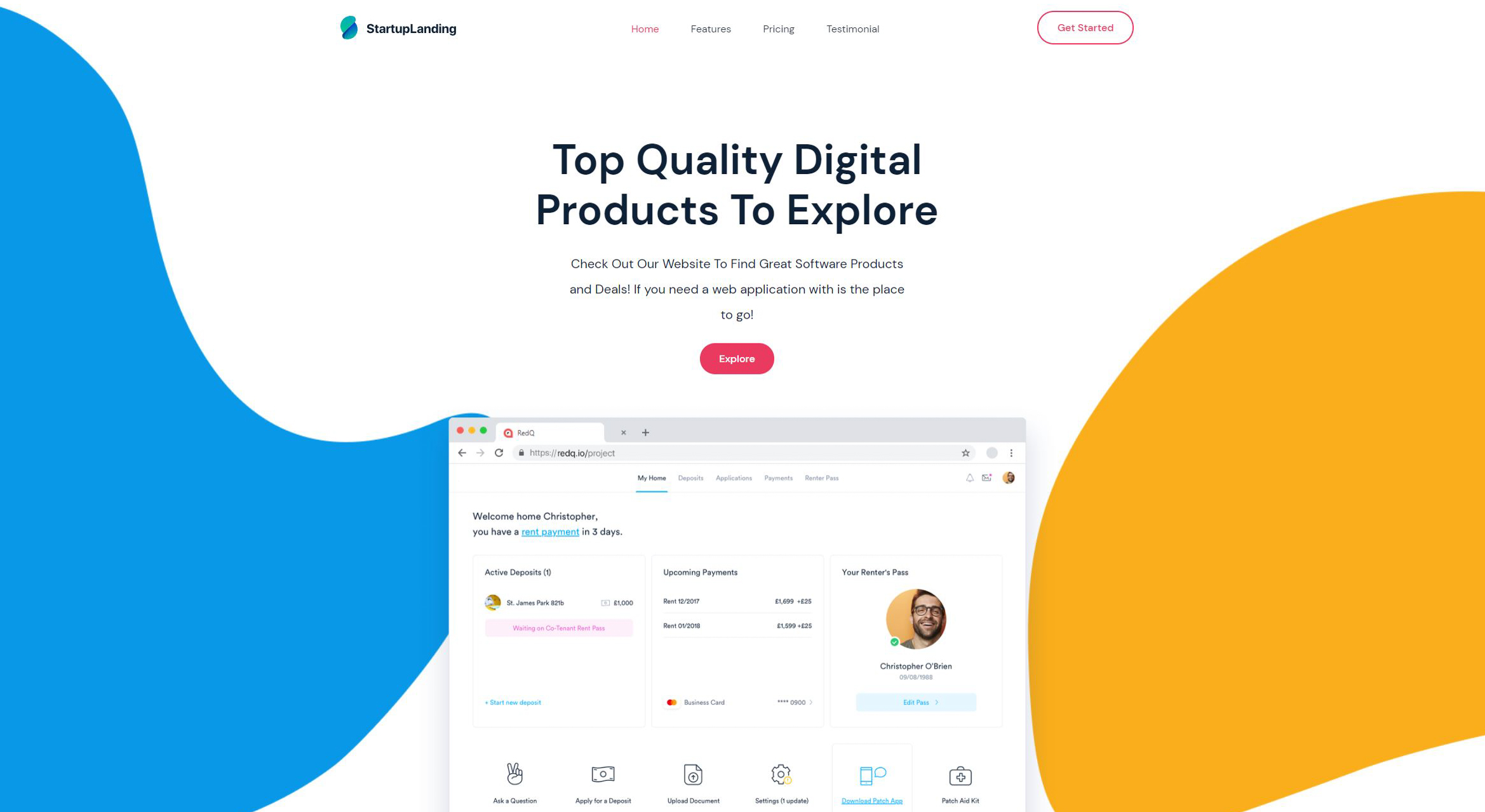 GitHub - tkimdev/nextjs-landing-page