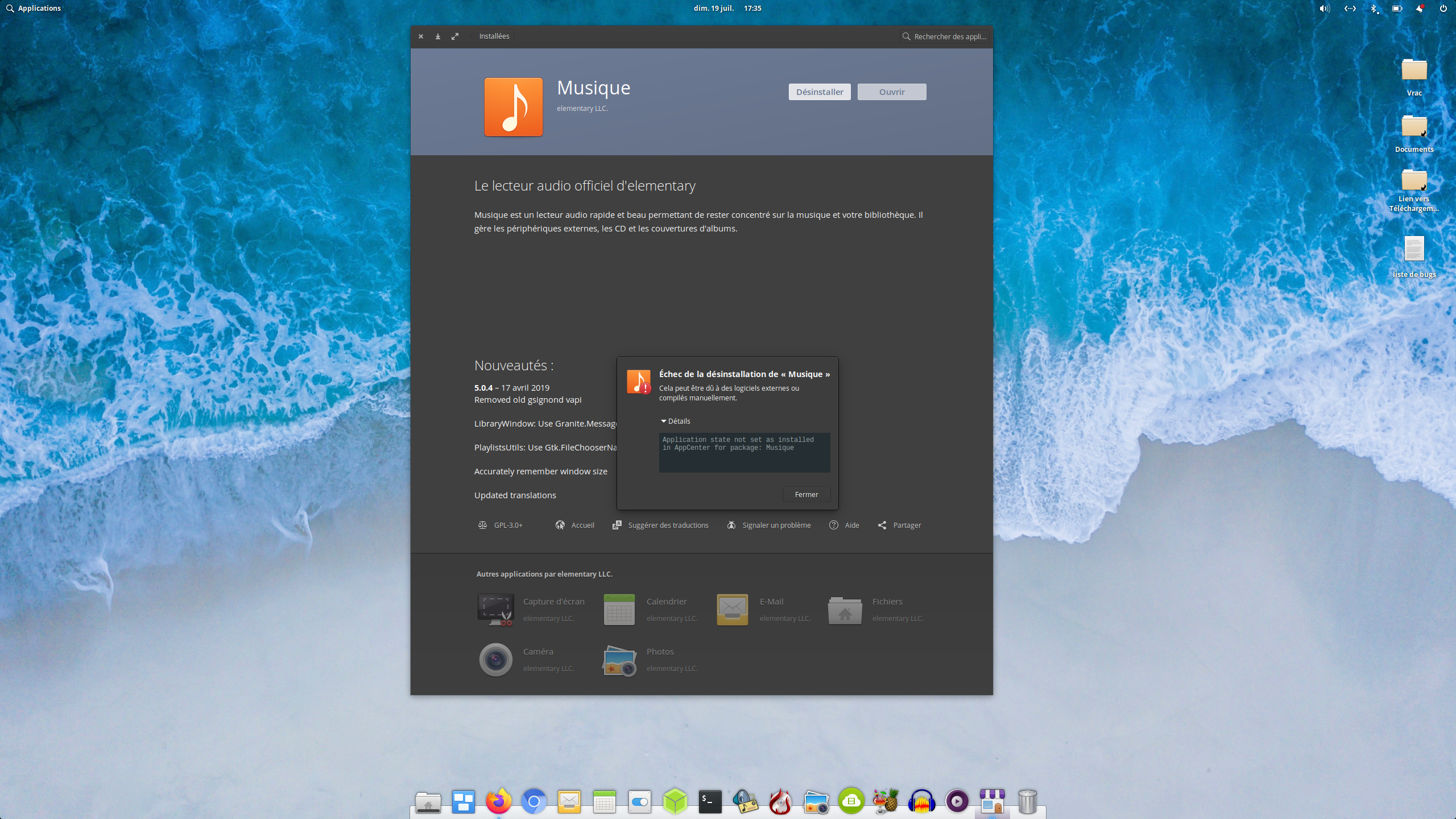 App impossible to unsinstall · Issue #1385 · elementary/appcenter · GitHub