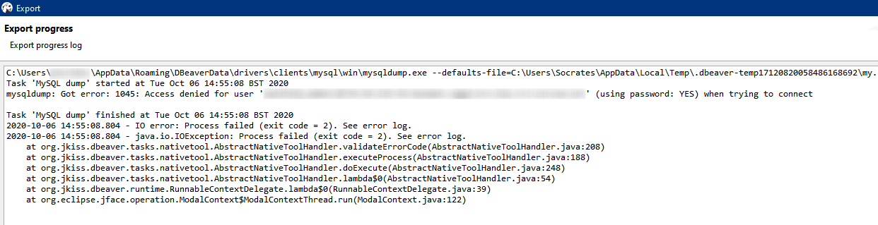 After upgrade to 7.2.2 - [Edited] Cannot dump table · Issue #9983 ...