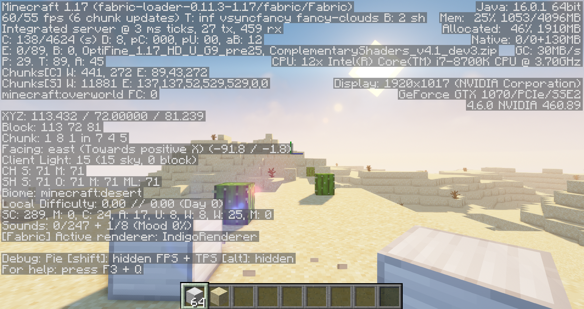 [Bug] Errors with complementary shaders in pre25 · Issue #5988 · sp614x ...