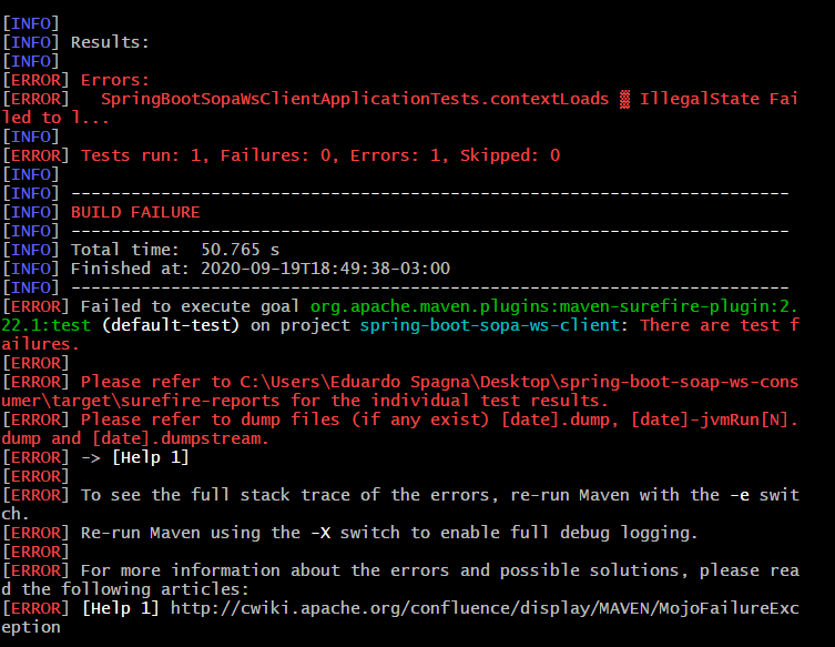 Build failure · Issue 1 · JavaTechiejt/springbootsoapwsconsumer · GitHub