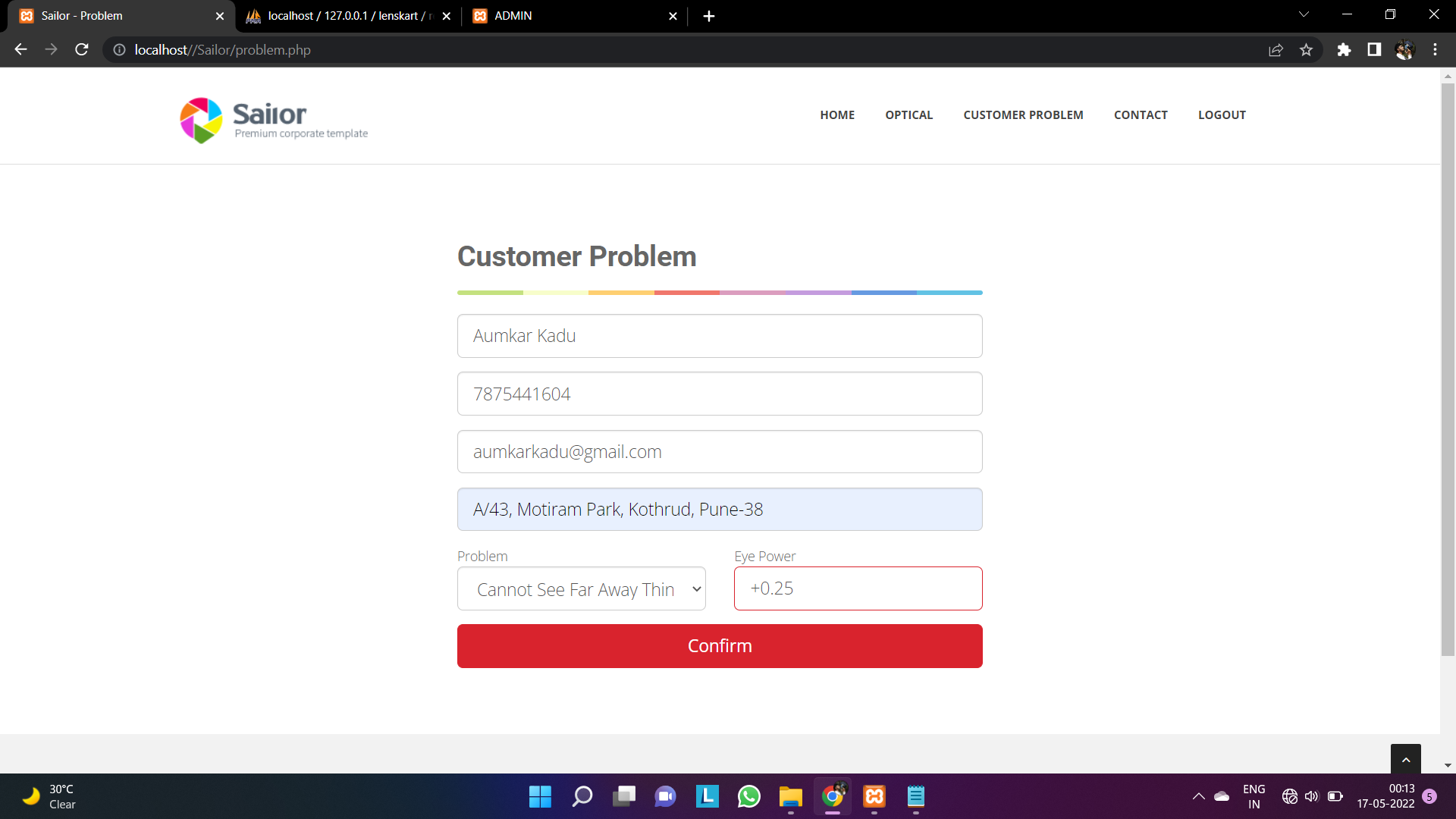GitHub - aumkarkadu/Online-Optical-Store-Management