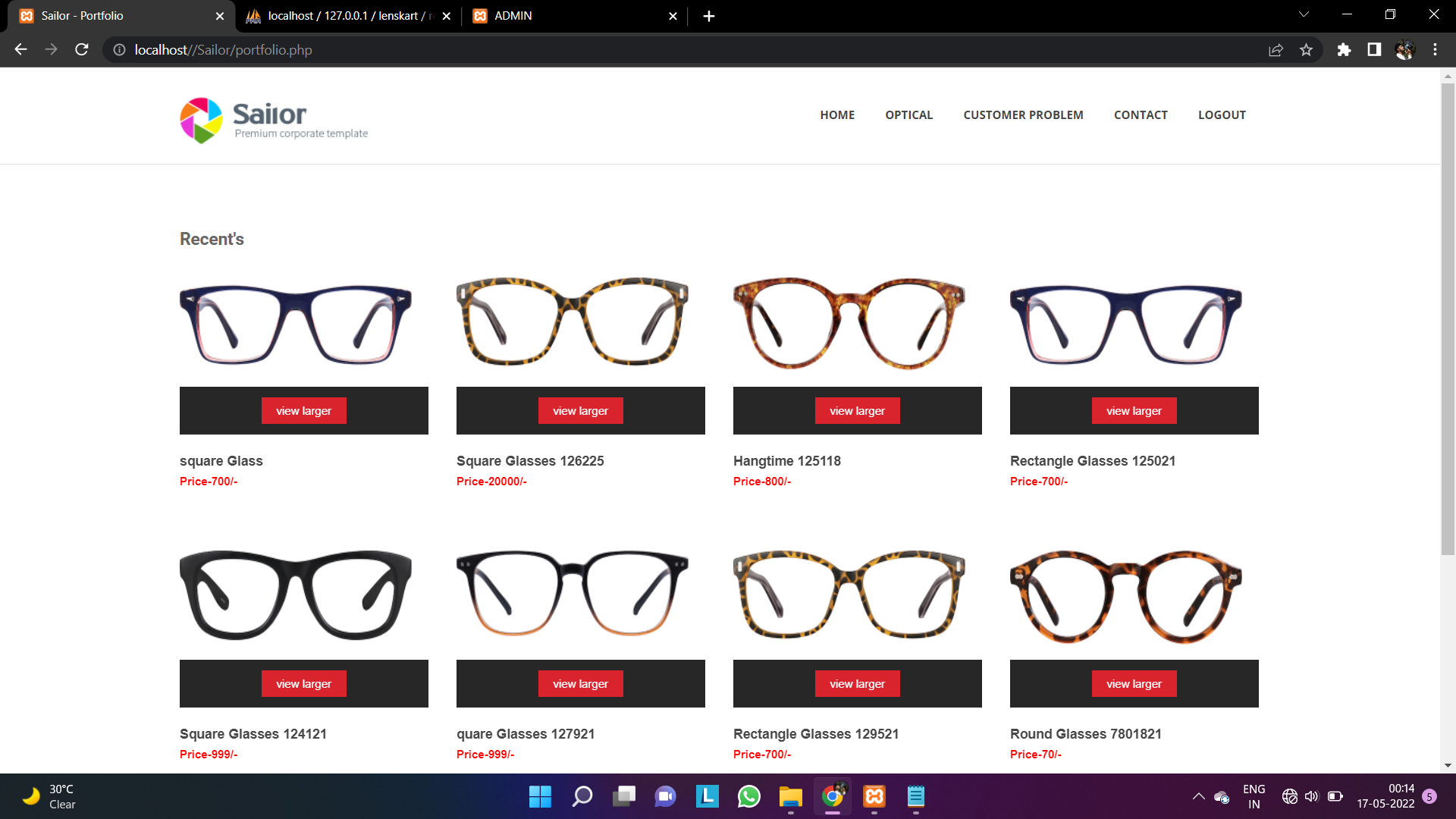 GitHub - aumkarkadu/Online-Optical-Store-Management