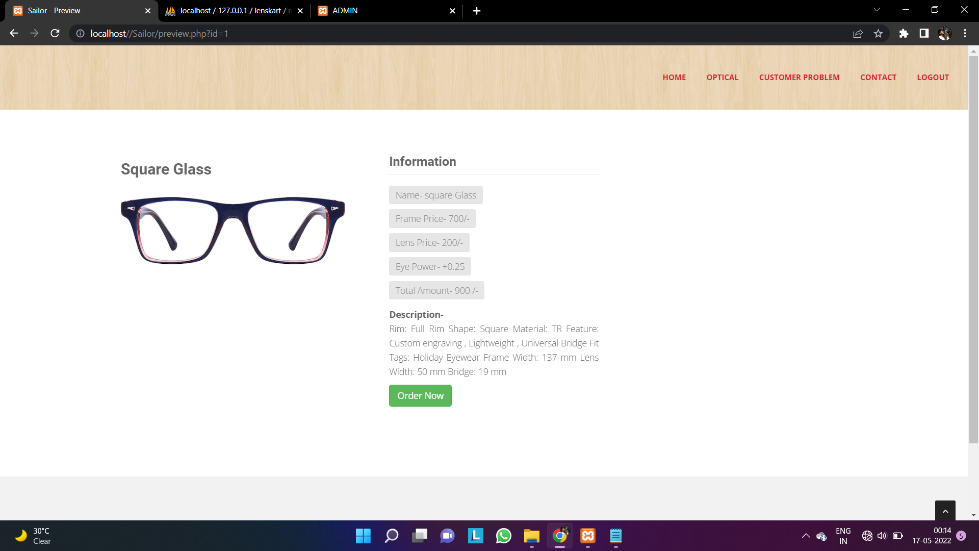 GitHub - aumkarkadu/Online-Optical-Store-Management