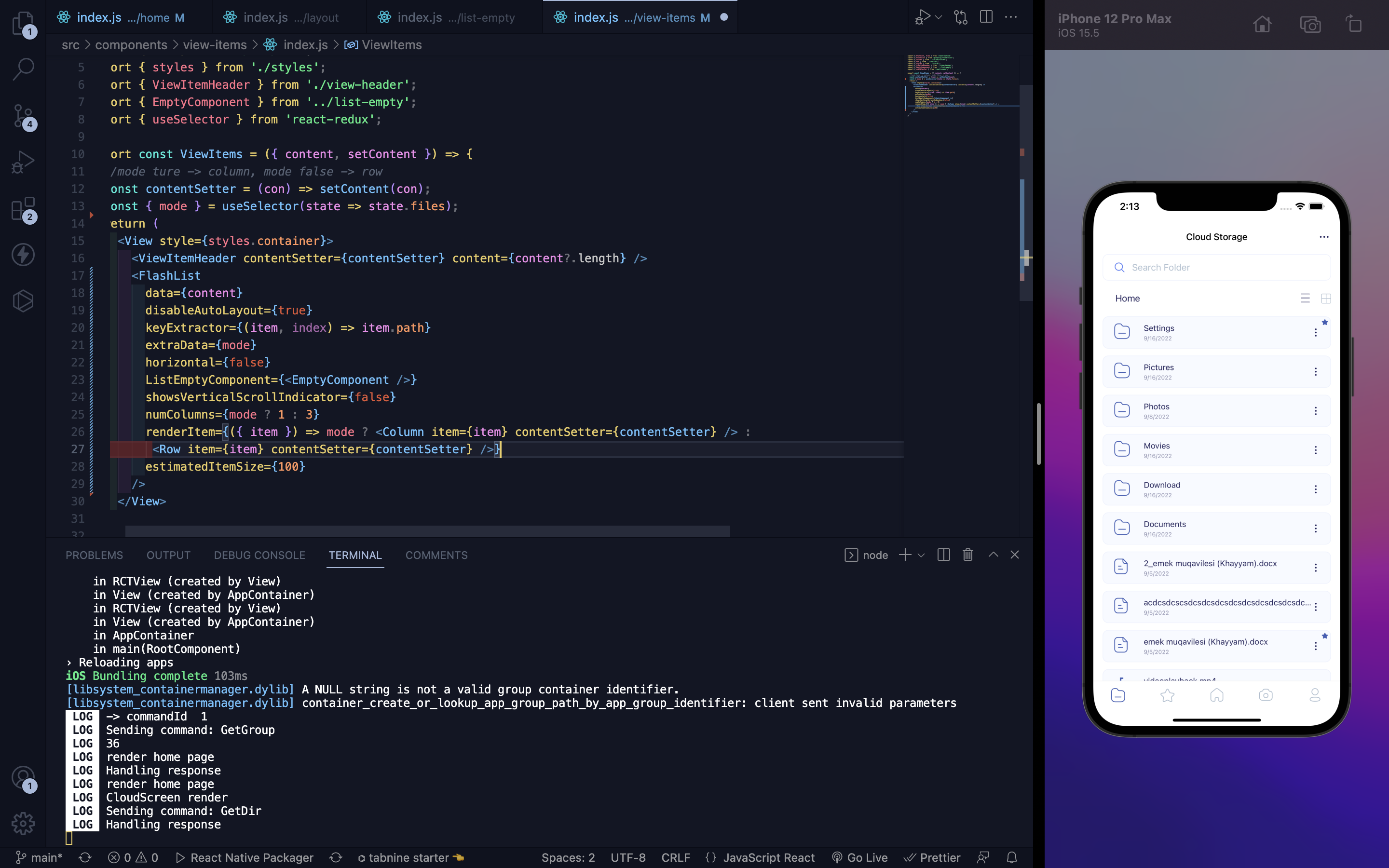 undefined is not an object (evaluating 'itemRect.y') · Issue #605 ...