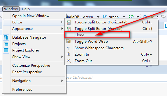 Clone SQL editor shortcut · Issue #6433 · dbeaver/dbeaver · GitHub