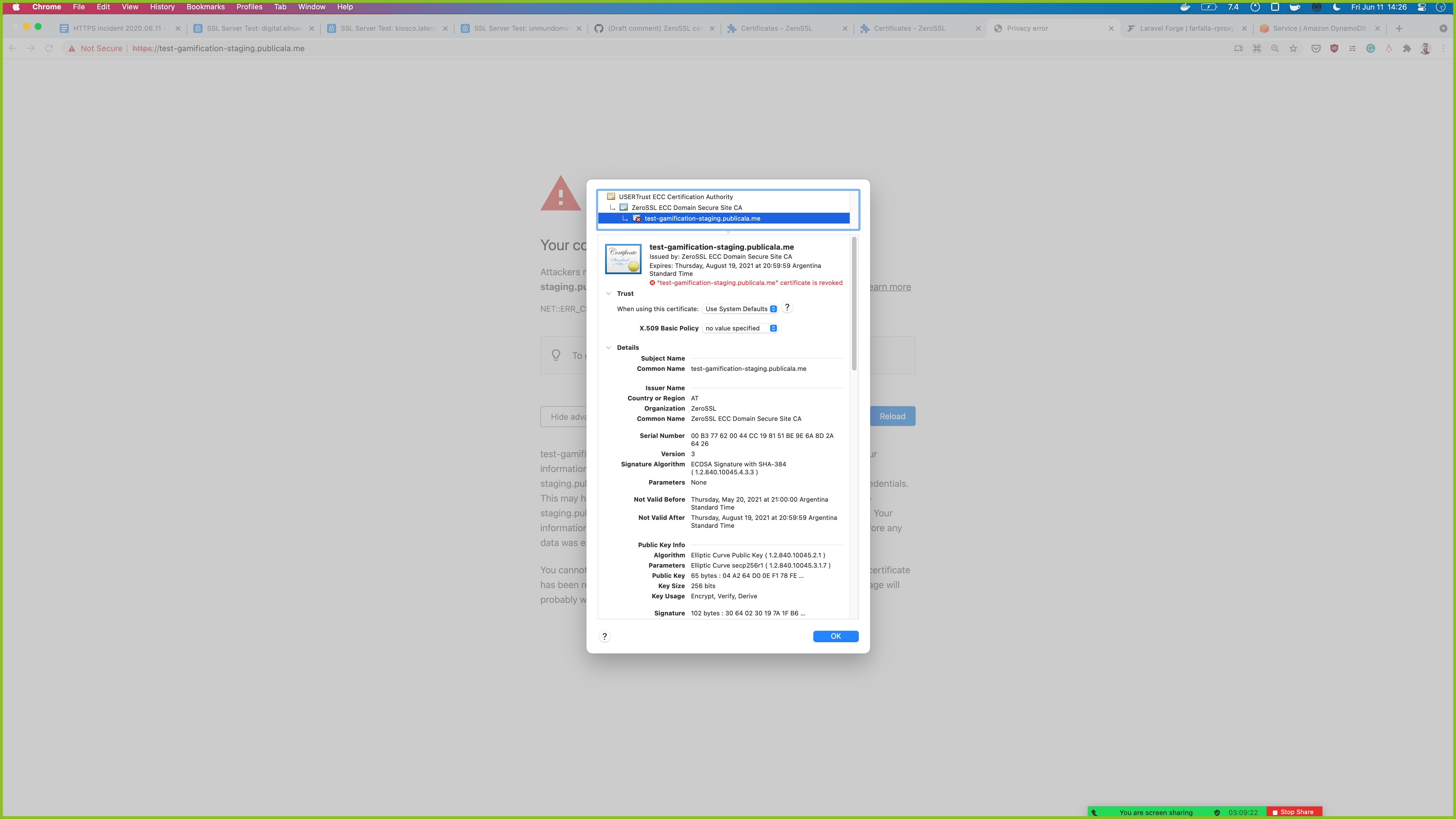 ZeroSSL certificate must be forcibly reissued · Issue 4191