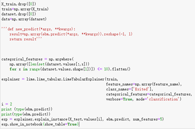 Getting LIME does not currently support classifier models without ...