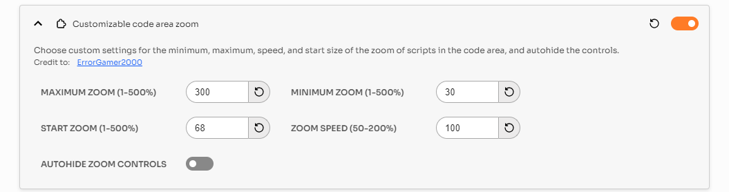 Loosen limits for "Customizable code area zoom" · Issue #5227 ...