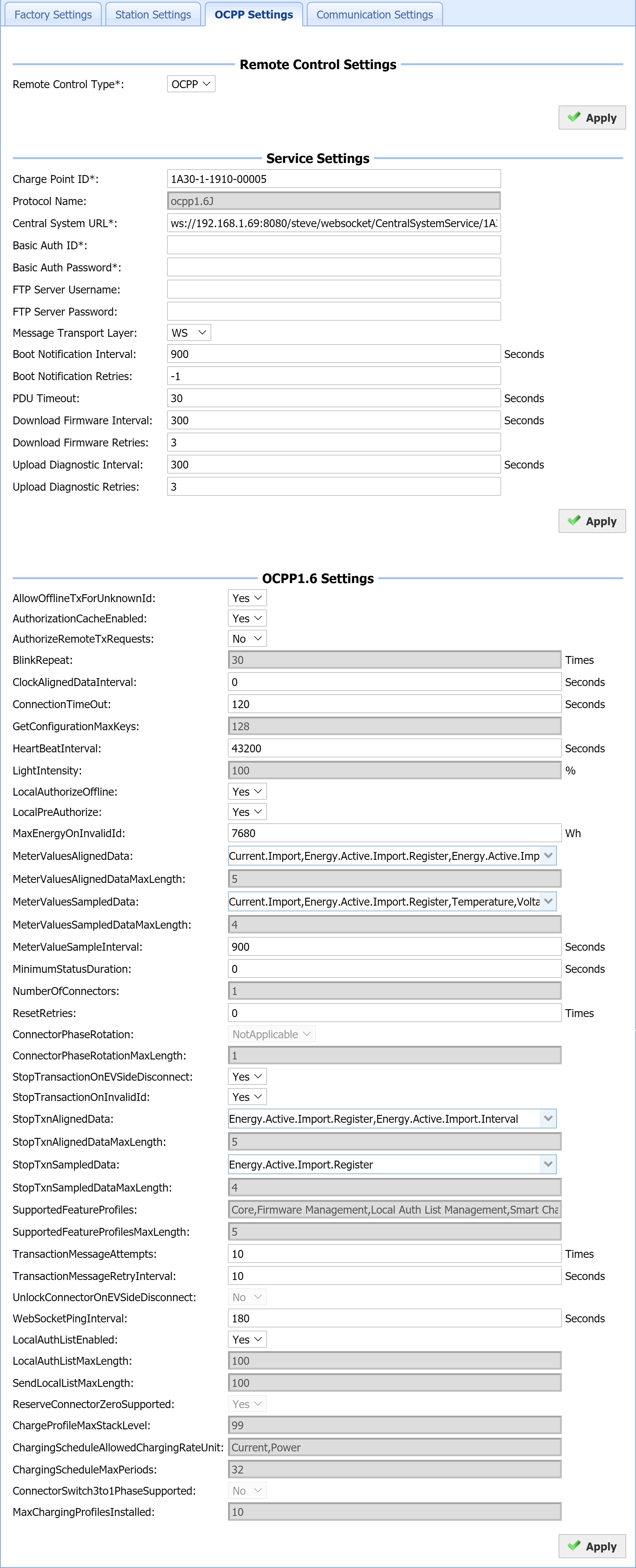 Liteon 1.6J OCPP compliant evse not connecting.... · Issue #376 · steve ...