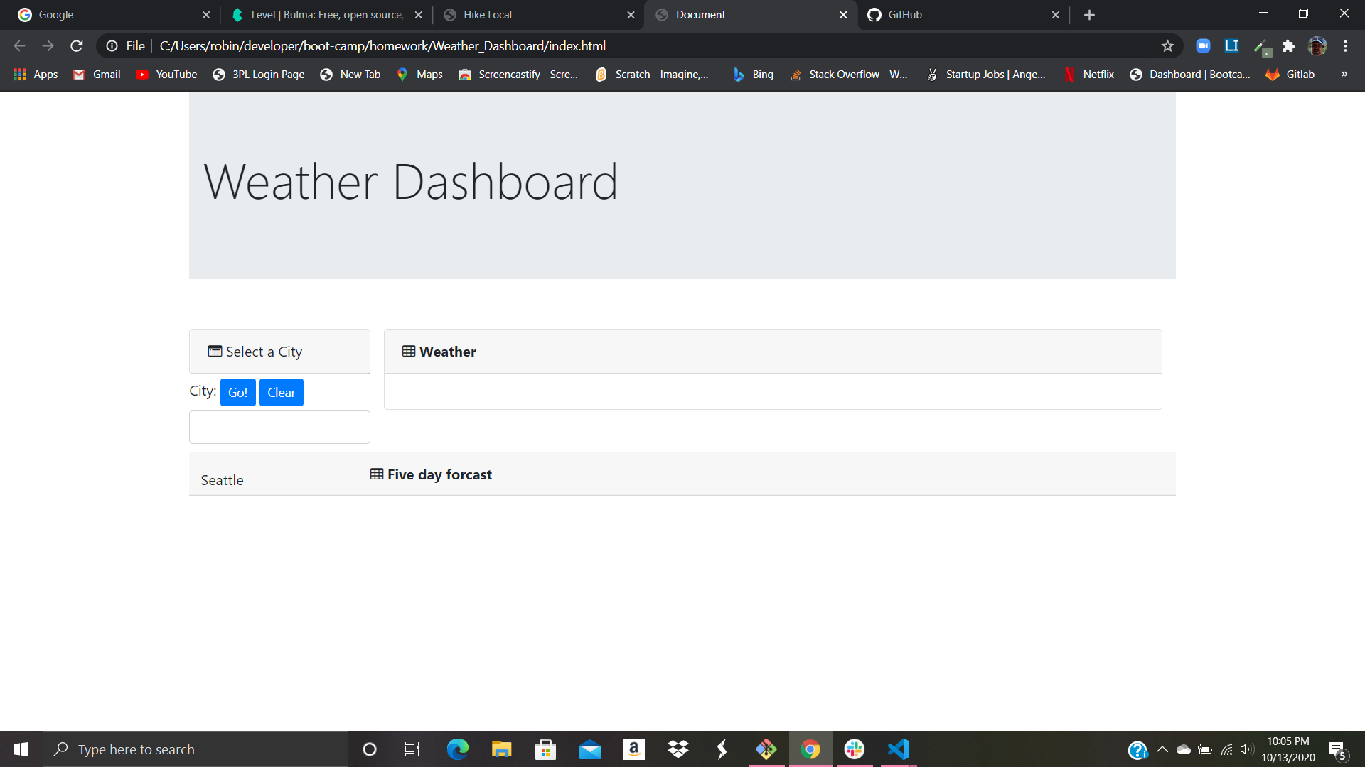 GitHub - Tarbo13/Weather_Dashboard