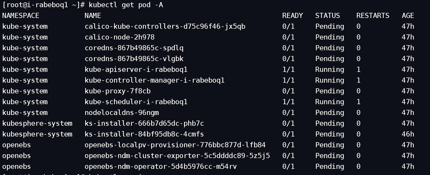 Can not install QKCP with k8s v1.19.8 · Issue #1073 · kubesphere ...