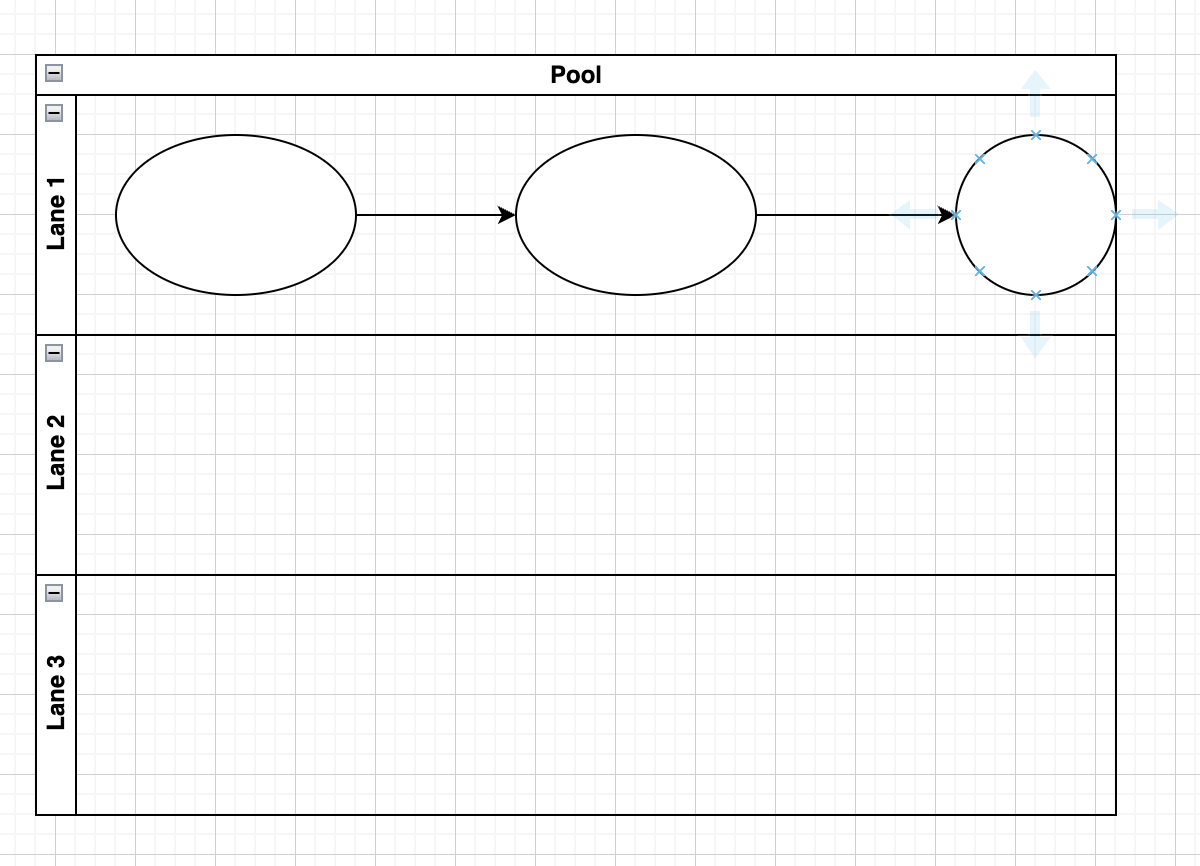 Shapes in horizontal pool don't get extended to the left when adding ...