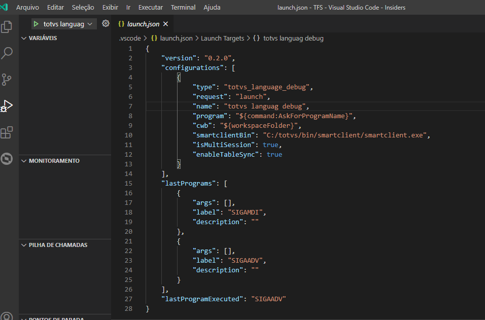 Erro ao tentar Debugar · Issue #467 · totvs/tds-vscode · GitHub