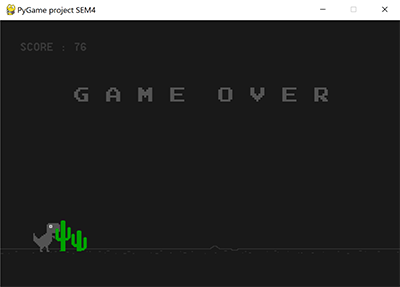 GitHub - aditya656/Dino-Run-Game: Simple Dinasaur game developed using ...