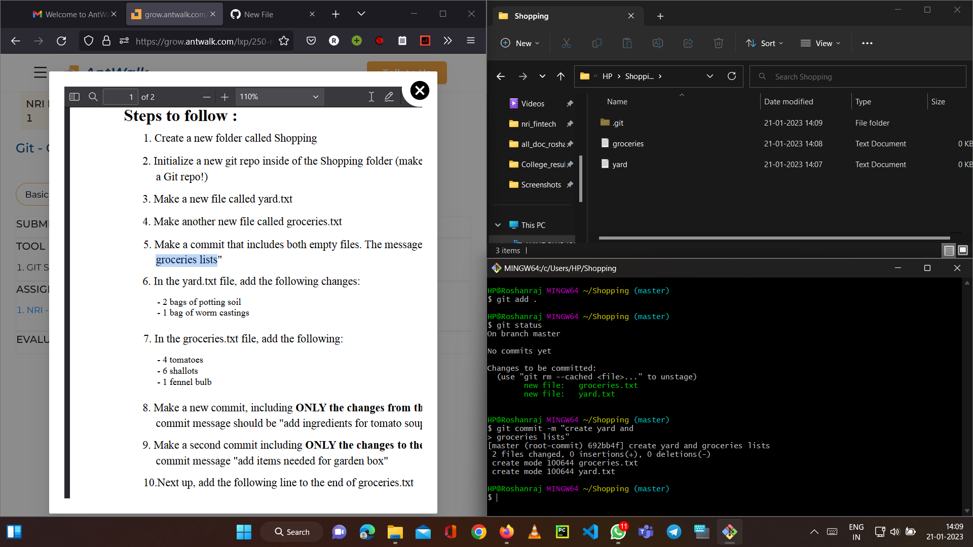 GitHub - Roshan5401/GitCommands: Assignments Associated with the Git ...